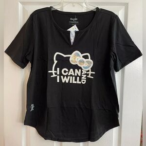 Sanrio x Megology Hello Kitty Women's Size Small I Can And I Will T-Shirt NWT